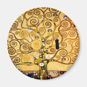 Imã Gustav Klimt Tree of Life Art Nouveau