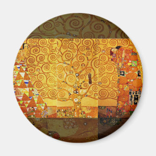 Imã Gustav Klimt Tree of Life Art Nouveau Art Impress