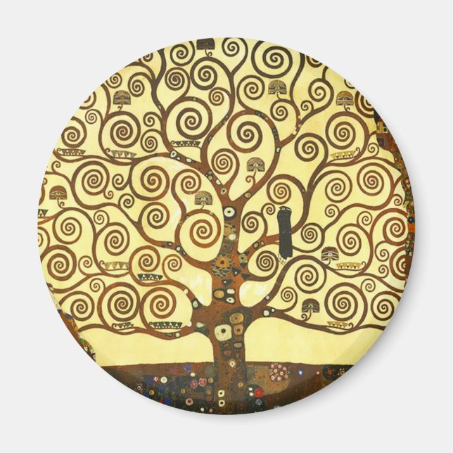 Imã Gustav Klimt Tree of Life Magnet (Frente)