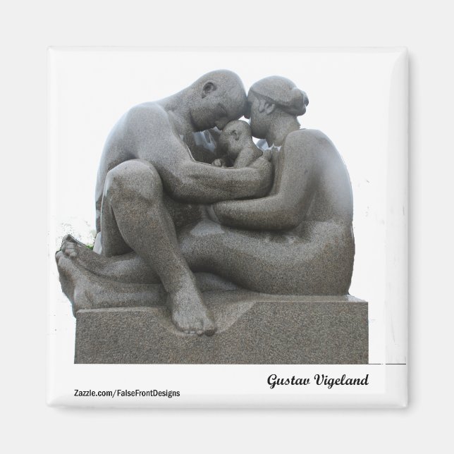 Imã Gustav Vigeland Sculture - Oslo, Noruega - ímã (Frente)