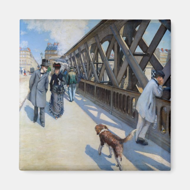 Imã Gustave Caillebotte - A Ponte da Europa (Frente)