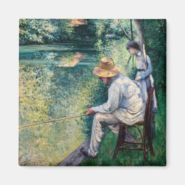 Imã Gustave Caillebotte - Angling (Frente)