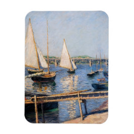 Ímã Gustave Caillebotte - Barcos à vela em Argenteuil