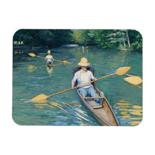Ímã Gustave Caillebotte - Barcos no Yerres