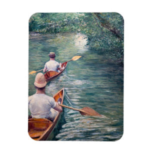 Ímã Gustave Caillebotte - Canoas no Yerres
