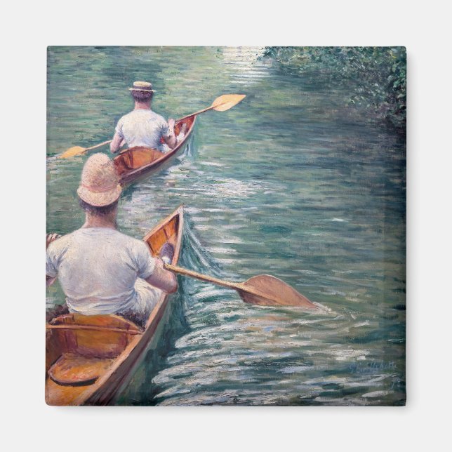 Imã Gustave Caillebotte - Canoas nos Yerres (Frente)