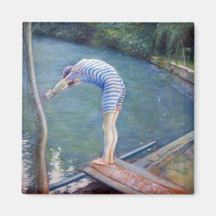 Imã Gustave Caillebotte - O Banhista / O Mergulhador
