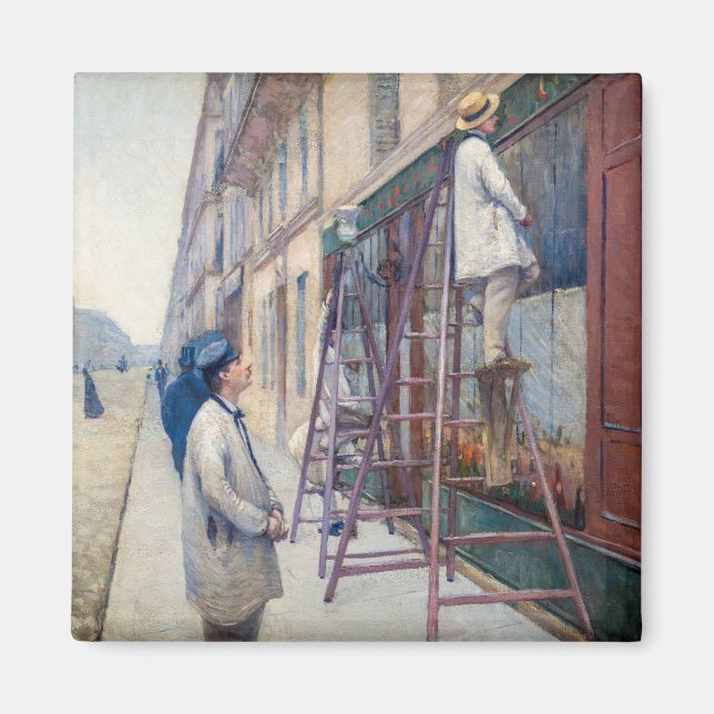 Imã Gustave Caillebotte - Os Pintores de Casas (Frente)