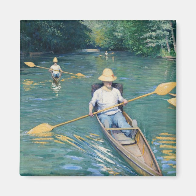 Imã Gustave Caillebotte - Skiffs nos Yerres (Frente)