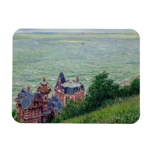Ímã Gustave Caillebotte - Vilas em Trouville (Horizontal)