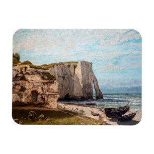 Ímã Gustave Courbet - Falésias em Etretat após tempest