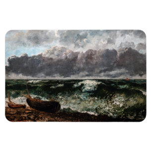 Ímã Gustave Courbet - O Mar Tempestuoso / A Onda
