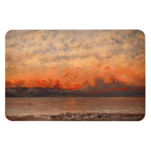 Ímã Gustave Courbet - Pôr do sol