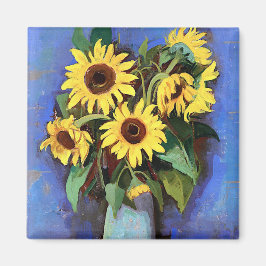 Imã Gustave Loiseau Imagens estéticas de girassol Sunf