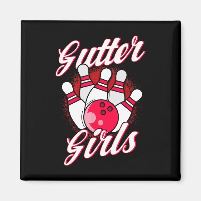 Imã Gutter Girls Bowling  (Frente)