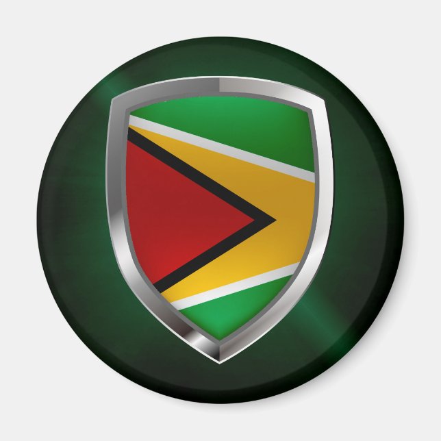 Imã Guyana Mettalic Emblem (Frente)