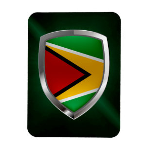 Ímã Guyana Mettalic Emblem