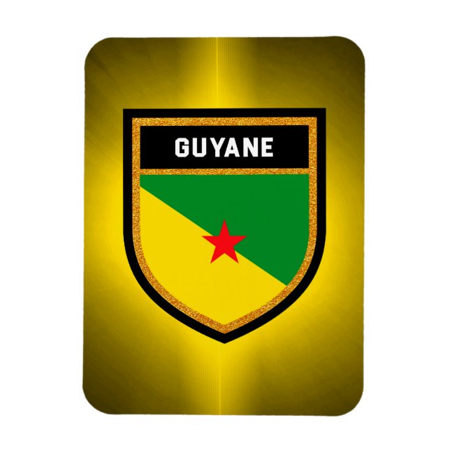 Ímã Guyane Flag (Vertical)