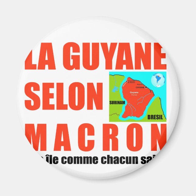 Imã Guyane selon Macron est une île (Frente)