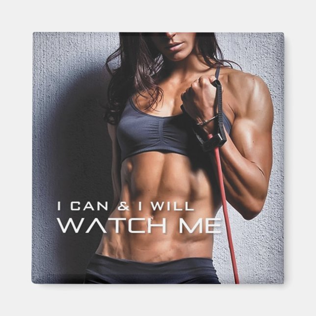 Imã Gym de Malhação Motivacional (Frente)