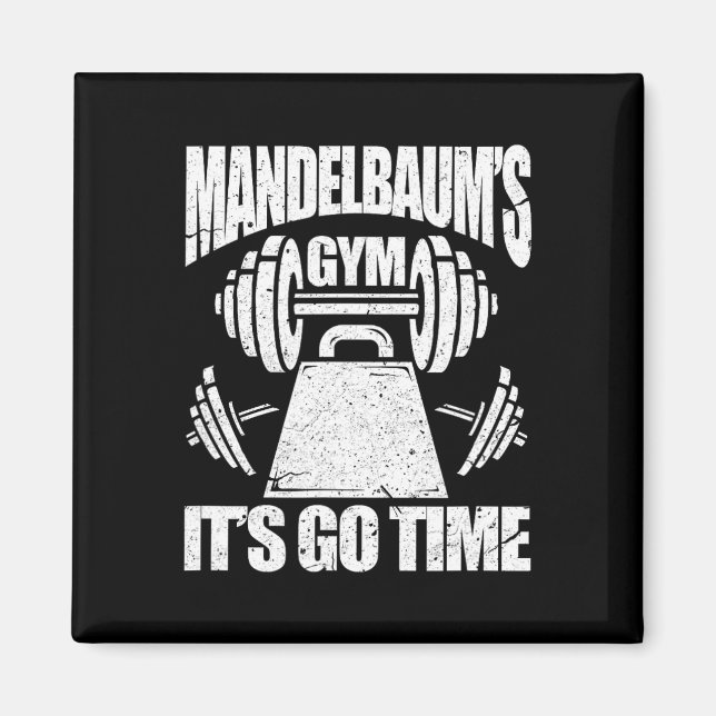 Imã Gym Funny Bodybuilding Gym Workout Gi de Mandelbau (Frente)