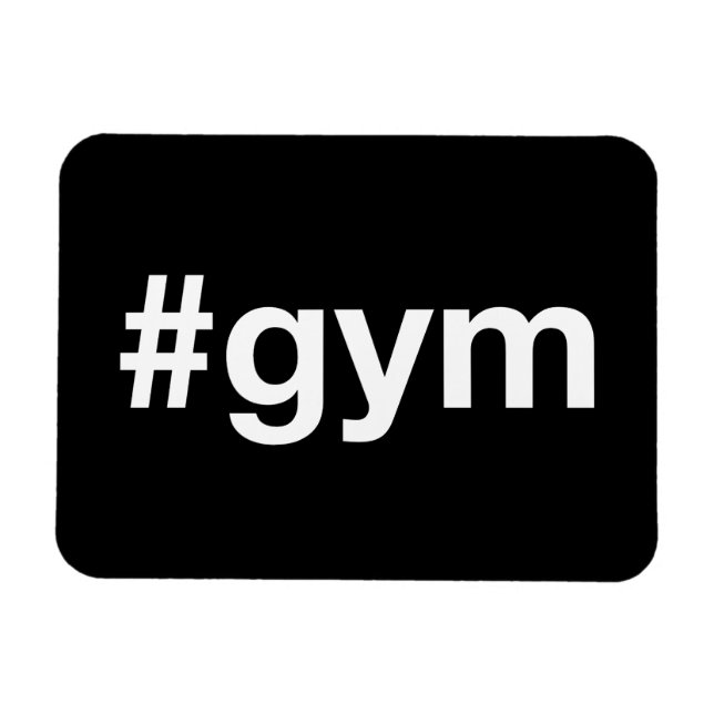 Ímã GYM Hashtag (Horizontal)