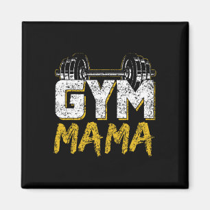 Imã Gym Mama Treinando Workout Malhação Pesando Mo