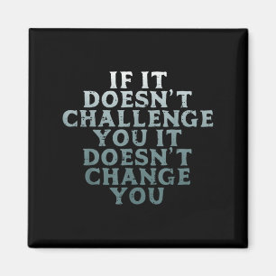 Imã Gym Se Ele Não Desafiar A Motivação Do Workout