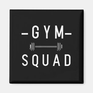 Imã Gym Squad Bodybuilding Motivational Cote Gym
