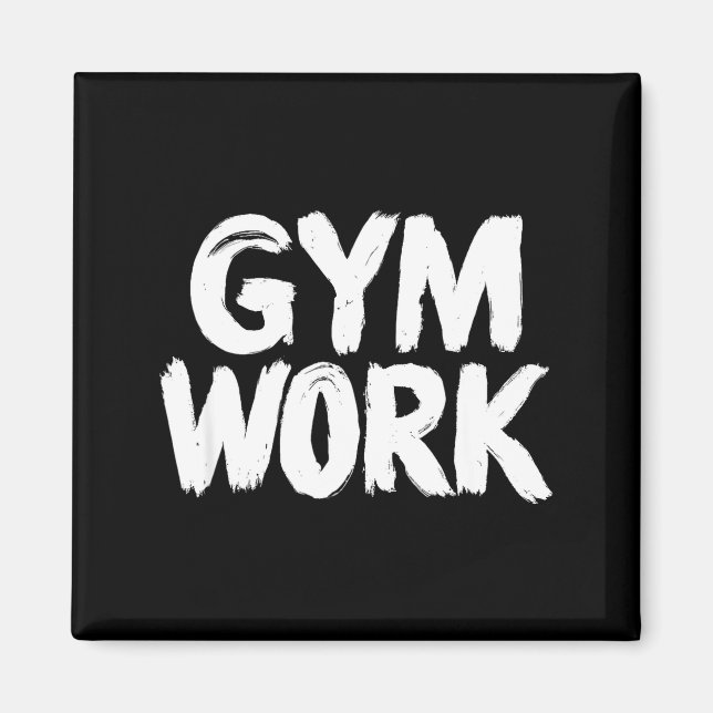 Imã Gym Work Bodybuilding Fitness Workout  (Frente)