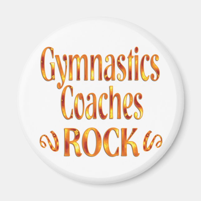 Imã Gymnastics Coaches Rock (Frente)
