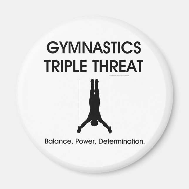 Imã Gymnastics TOP Triple Threat (masculino) (Frente)