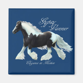 Imã Gypsy Vanner, Elegância em movimento