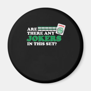 Imã Há Algum Joker Nos Jogos Do Jogador Set Mahjong?