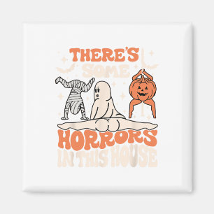 Imã Há alguns horrores nesta casa Ghost Pumpkin H
