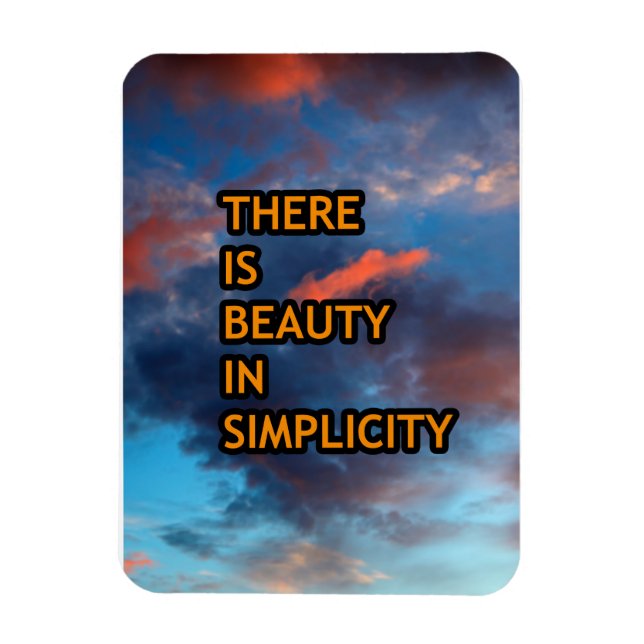 Ímã Há beleza na simplicidade (Vertical)