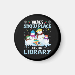 Imã Há Lugar De Neve Como O Natal Da Biblioteca