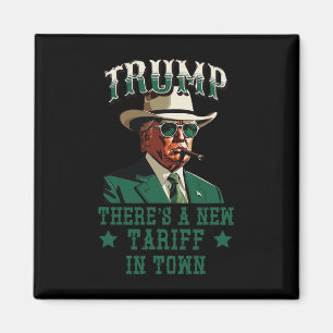 Imã Há Uma Nova Tarifa Na Cidade Trump Cowboy Xerife