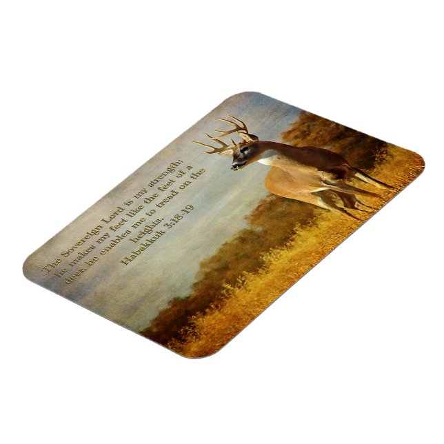 Ímã Habakkuk 3:18 Inspiracional (Left Side)