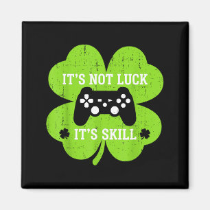 Imã Habilidade não sorte shamrock engraçado dia de st