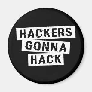 Imã HACKERS DE CIBER VÃO HACK - Estilo1 - Tipo3