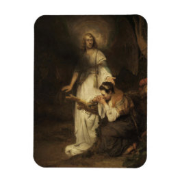 Ímã Hagar e o Anjo (por Carel Fabritius)