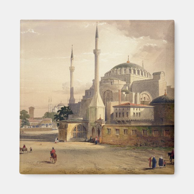 Imã Haghia Sophia, placa 17: vista exterior do mosq (Frente)