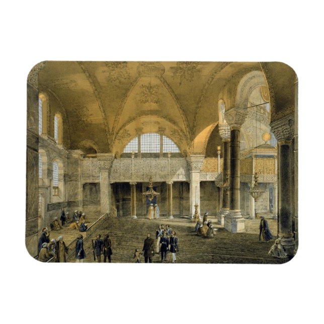 Ímã Haghia Sophia, placa 9: a nova Galeria Imperial, (Horizontal)