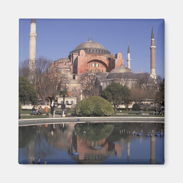 Imã Hagia Sophia, Istambul, Turquia (Frente)
