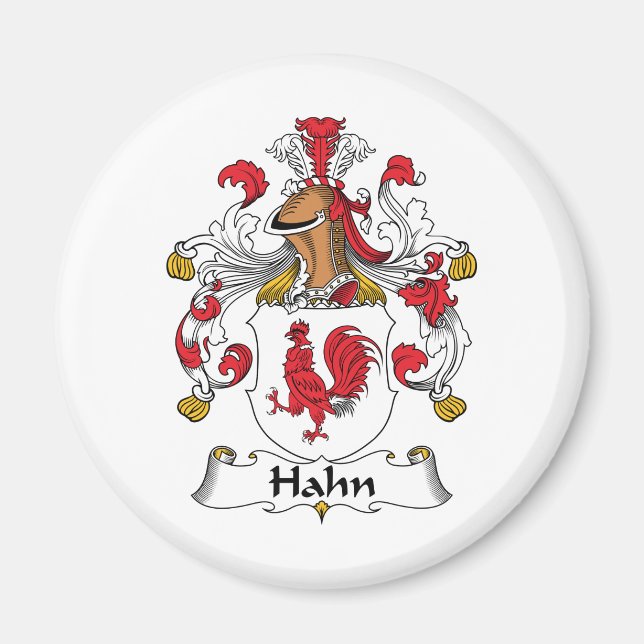 Imã Hahn Family Crest (Frente)