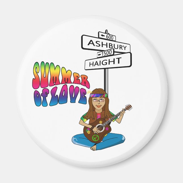 Imã Haight Ashbury Summer of Love (Frente)