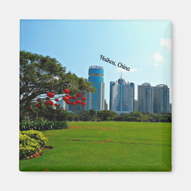 Imã Haikou, paisagem urbana da China (Frente)