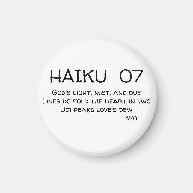 IMÃ HAIKU 07 (Frente)
