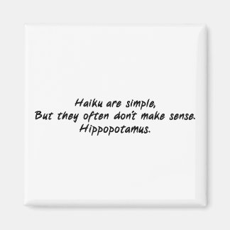 Imã Haiku são simples